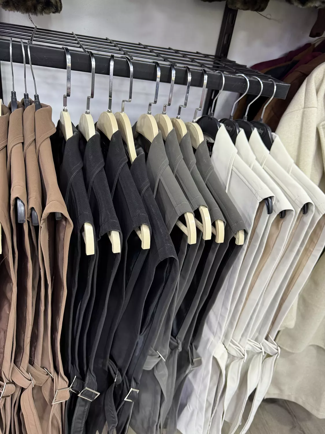 Turkish leather jacket with belt 7