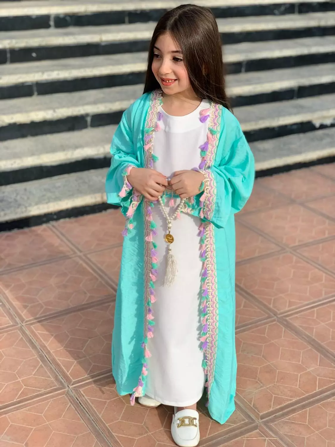 Ramdan Kaftan + Basic dress + Belt 11