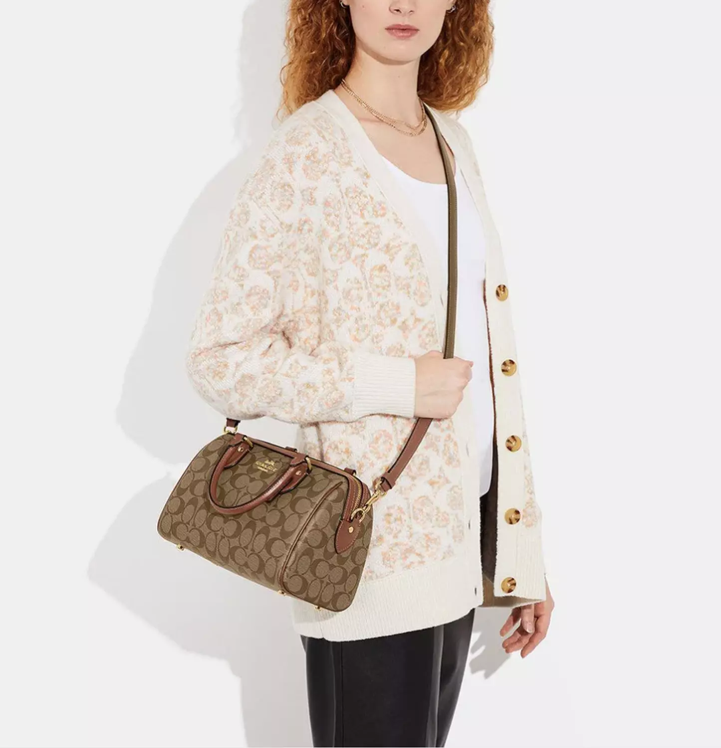 Coach Rowan Crossbody In Signature Canvas 4
