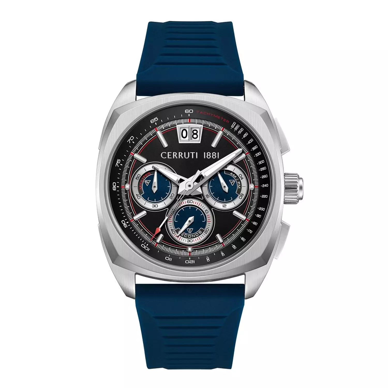 Cerruti 1881 Blue Accent Silver Chrono CIWGO0085105 image