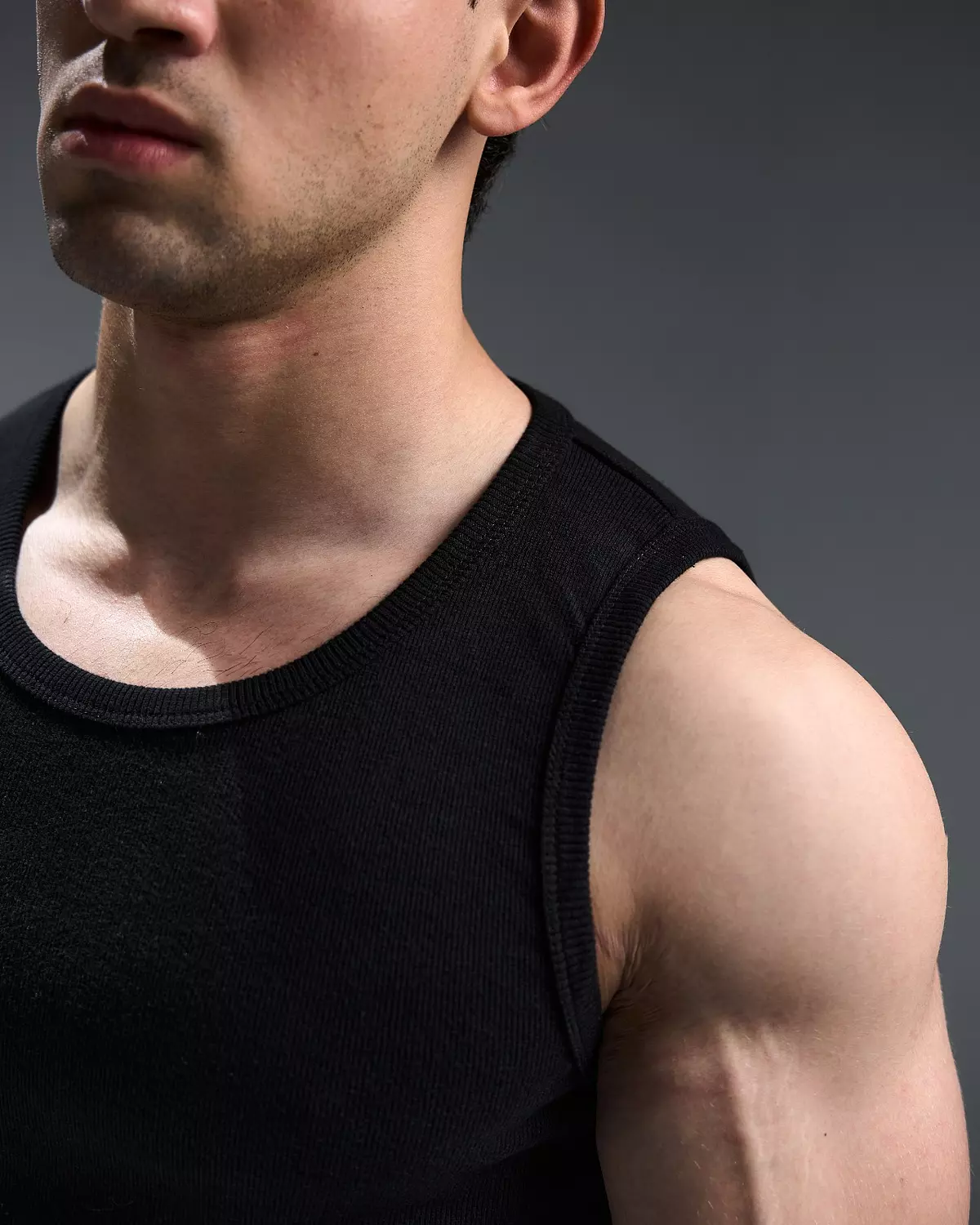 RIBBED TANKS - black 15
