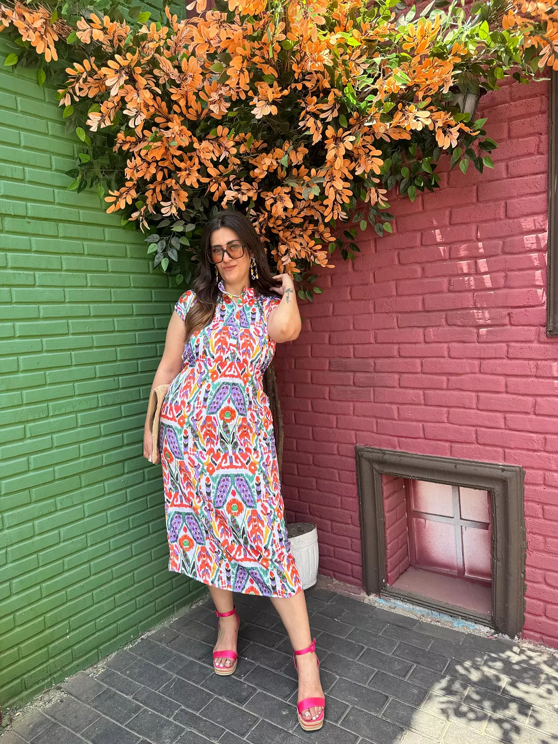 summery printed dress 7