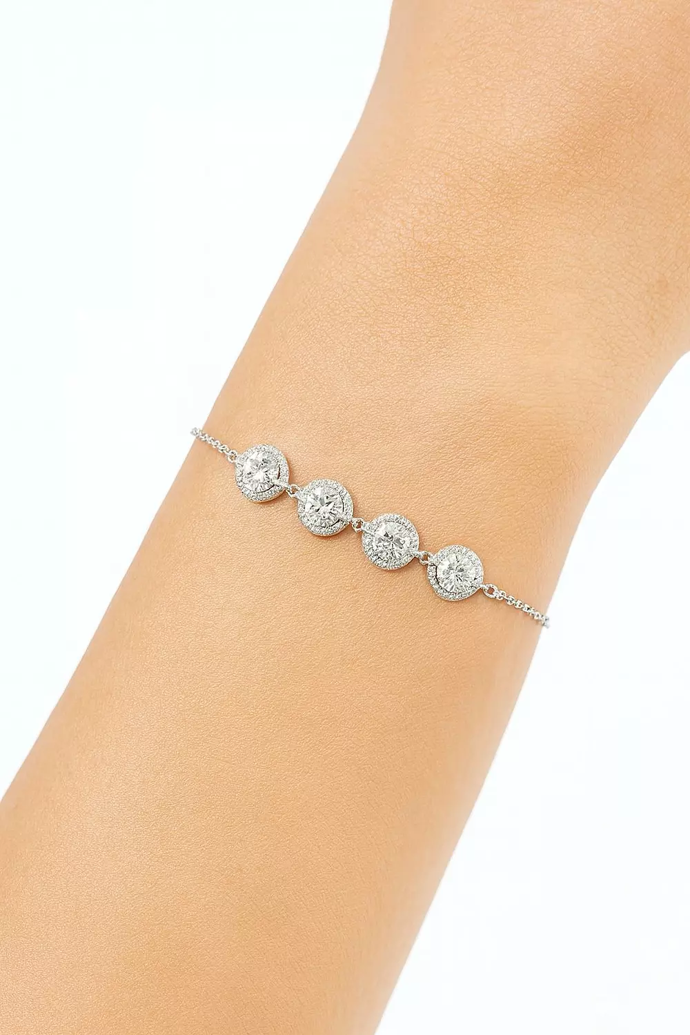 Silver Bracelet Diamond  1