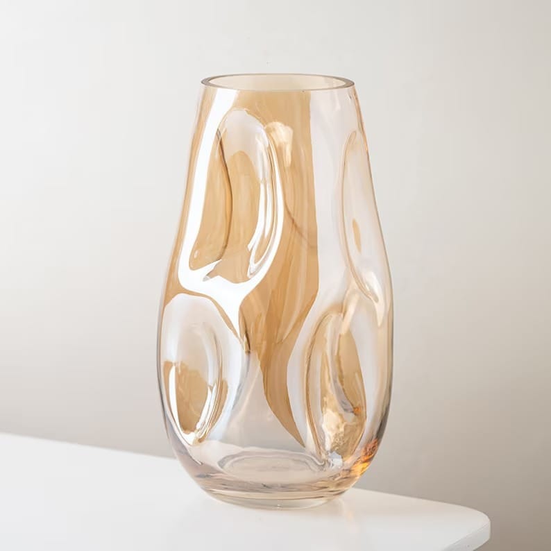 Honey Pyrex Vase image