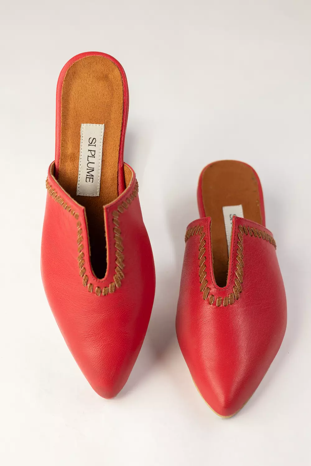 حب Love – Ramadan Leather Mules (Red) image