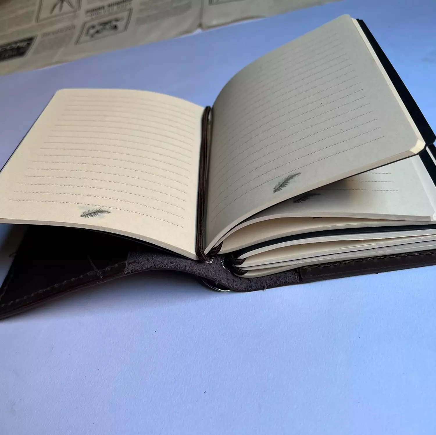 Bifold A6 with pockets  12