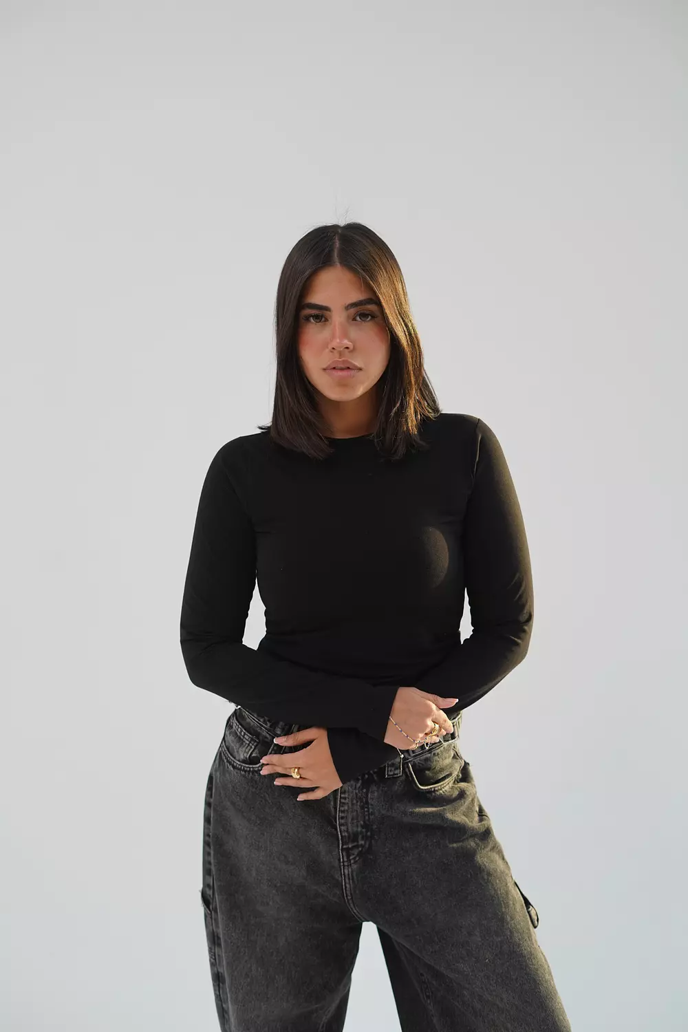 Black top with long sleeve 2
