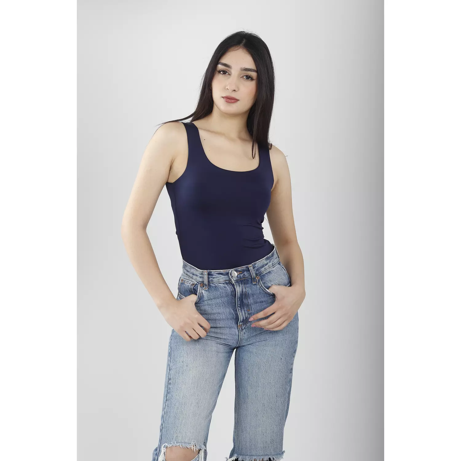 NEW-tank top double layered (70% cotton /30% polyester) 11