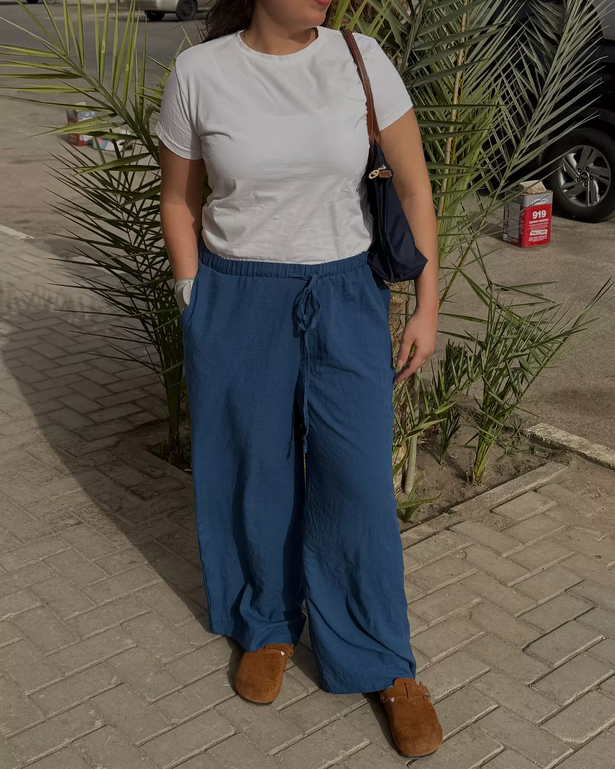 Blue Lenin Pants image