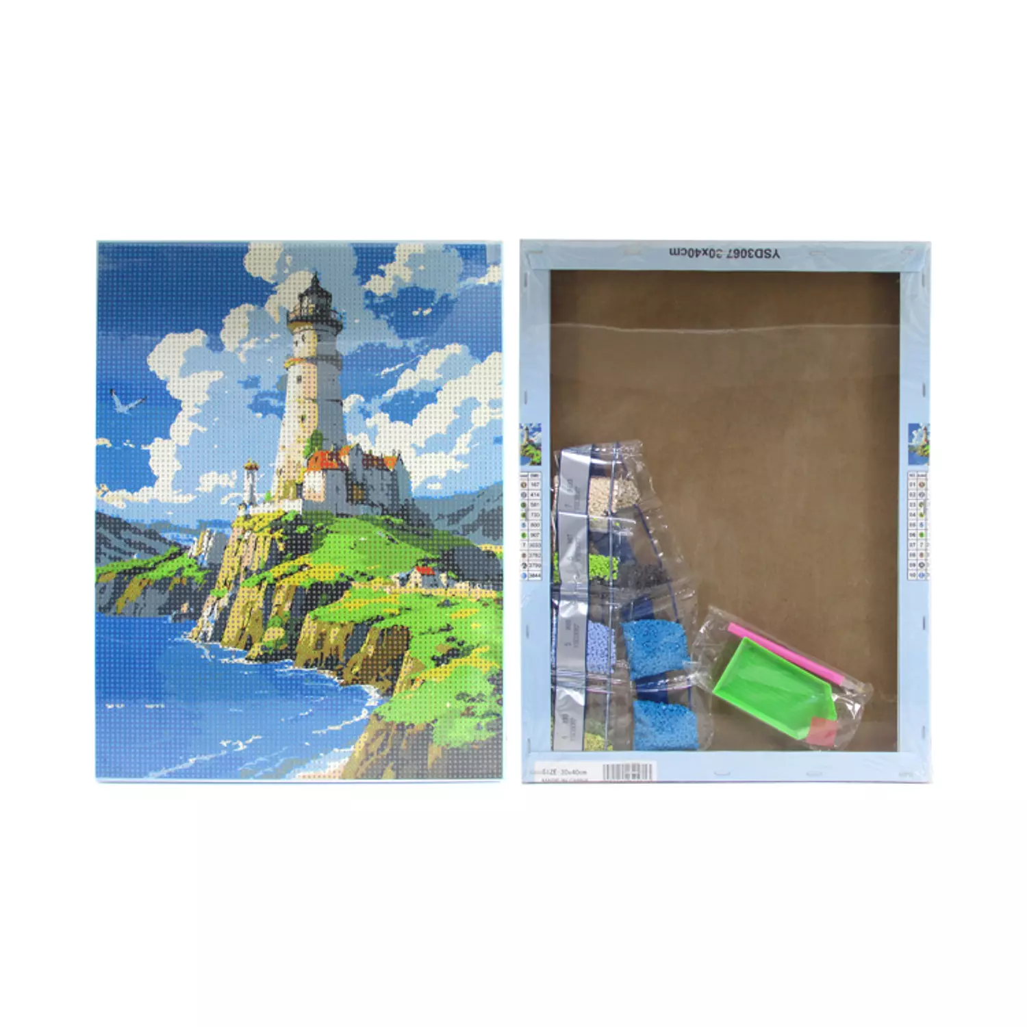 Diamond painting frame with tools 40*50cm 4