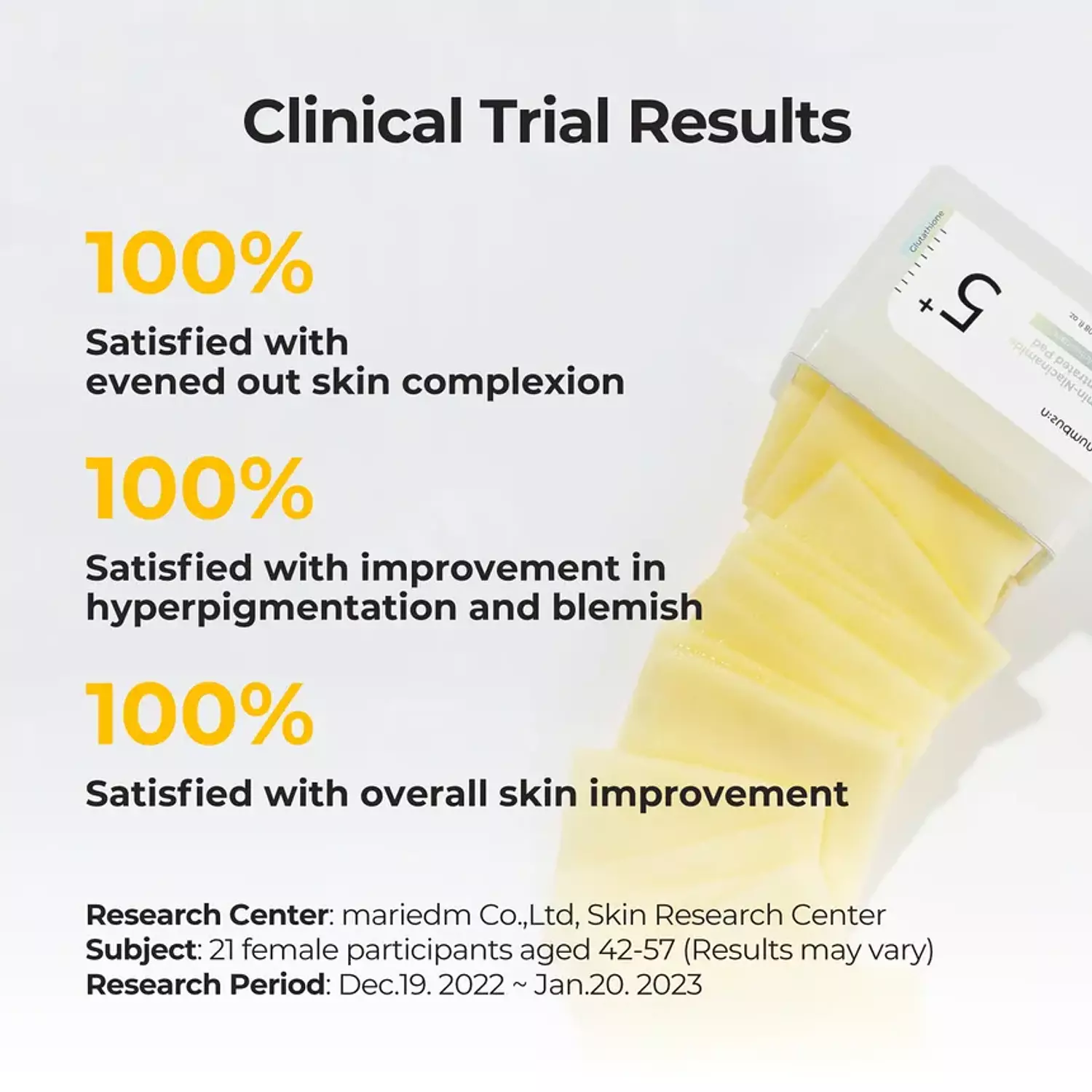 Numbuzin - No.5+ Glutathione Vitamin-Niacinamide Concentrated Pad 3