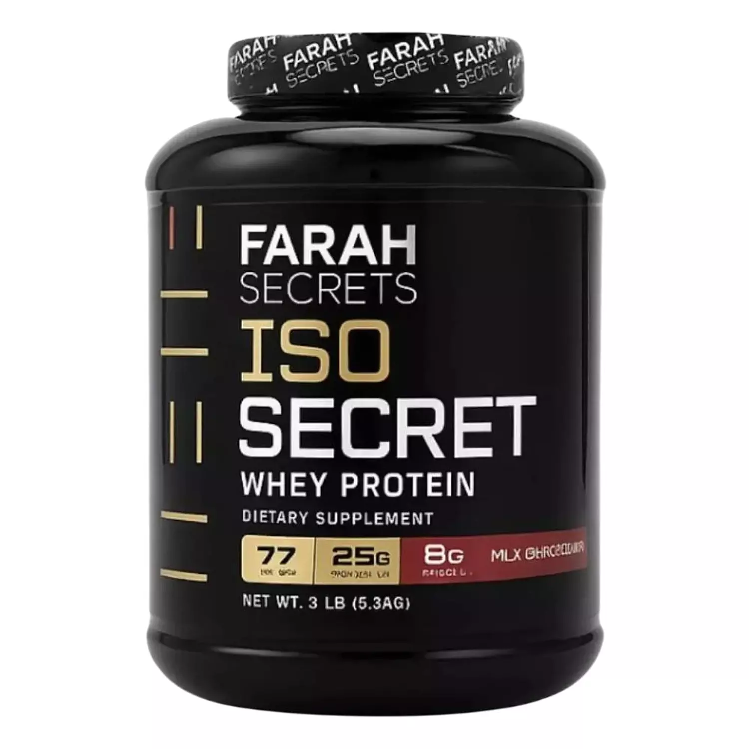FARAH SECRETS, ISO SECRET WHEY PROTEIN, 2.3kg, 77 Servings image