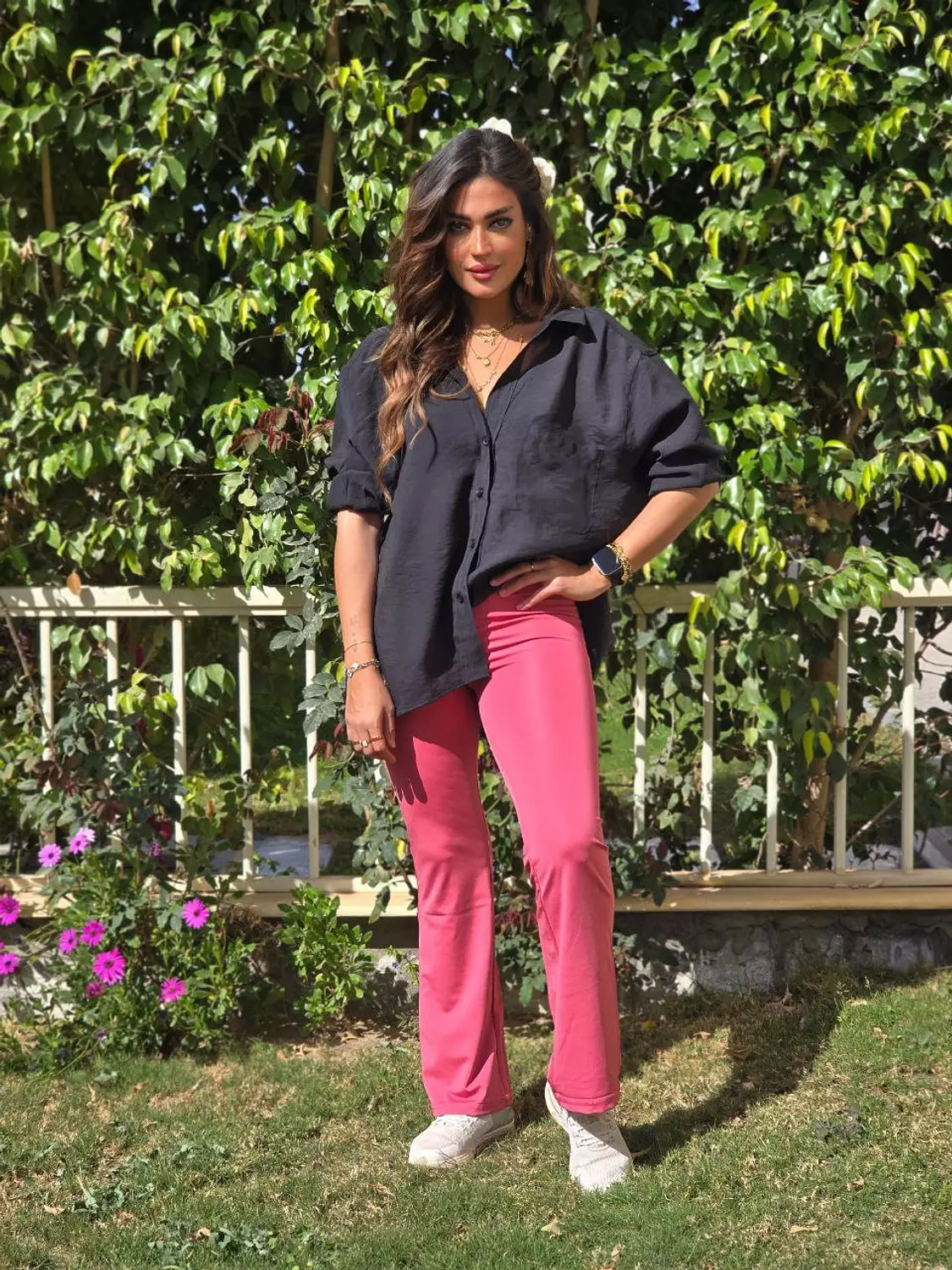 Rose Gül Oysho flare pants  3