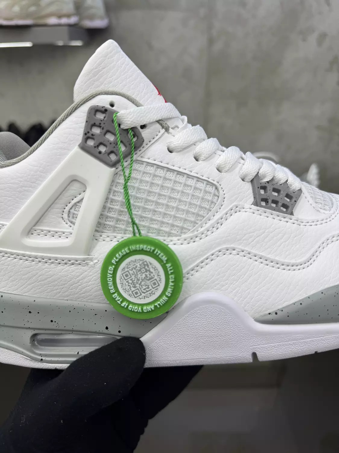 Nike Air Jordan 4 Retro White Oreo ‘’premium’’ 9