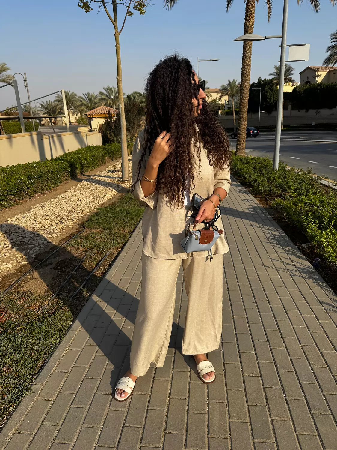 Linen Olive Green Set 2