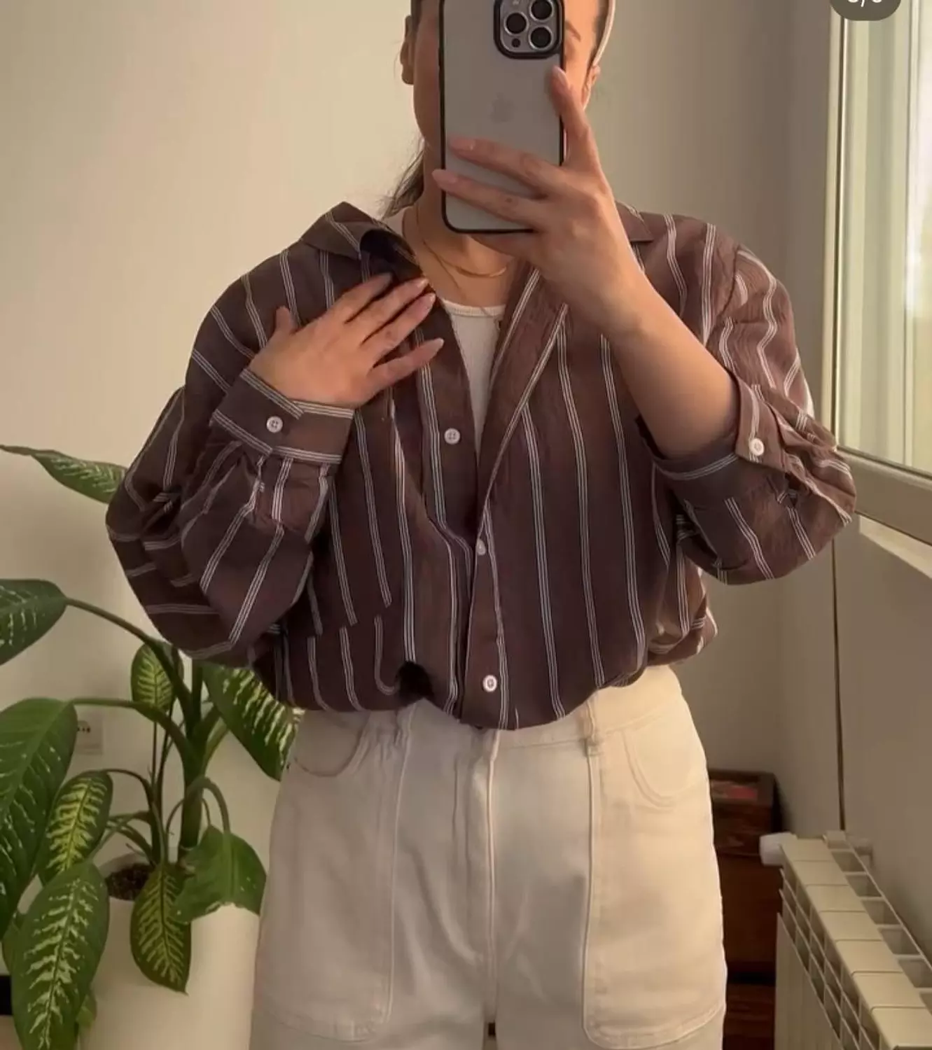 Striped Elegance Shirt 1