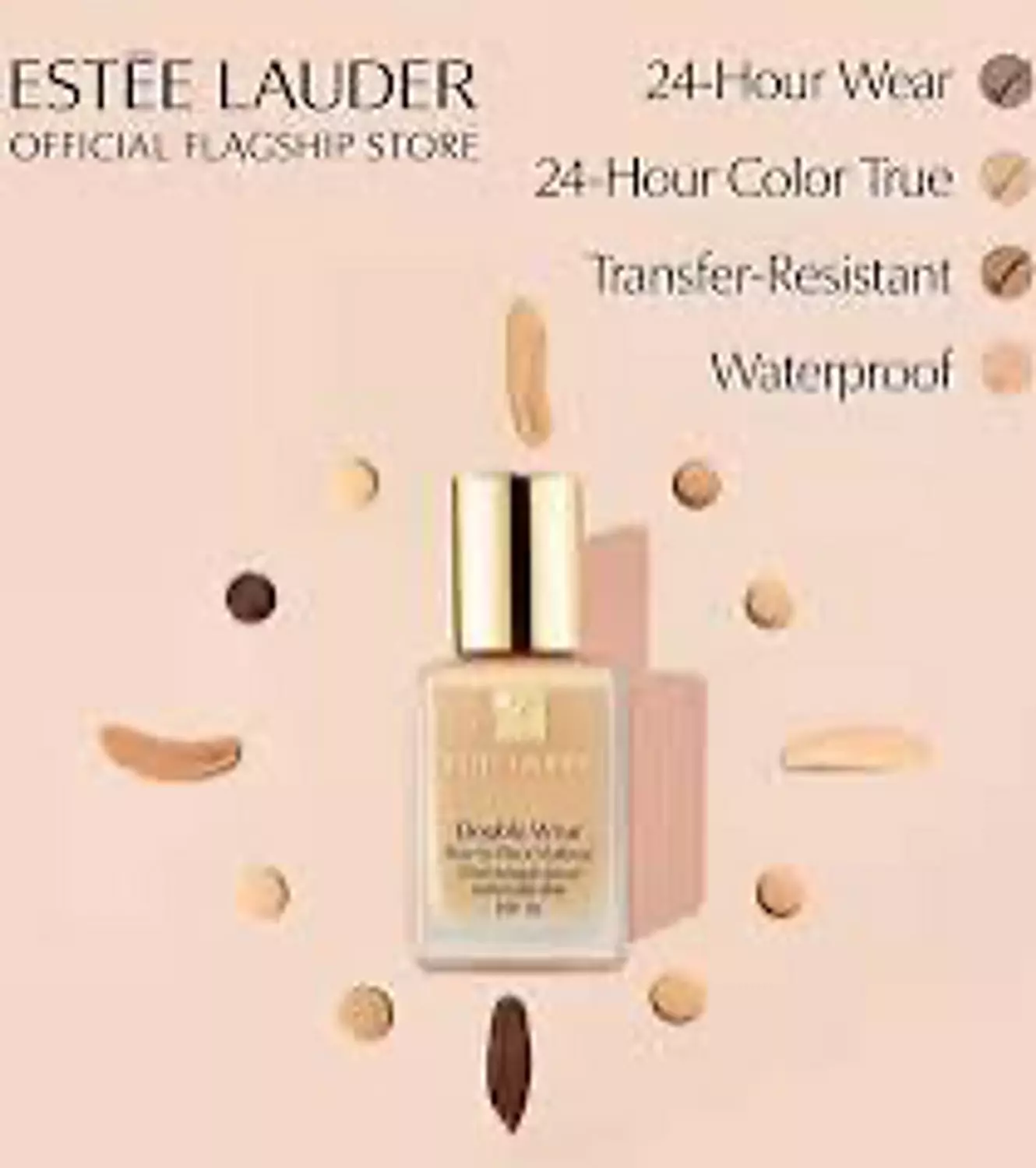 Estee Lauder Double Wear Stay In Place Makeup Foundation  shade 1