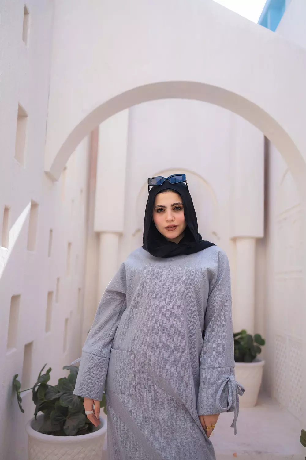 Sofia Dress Gray hover image