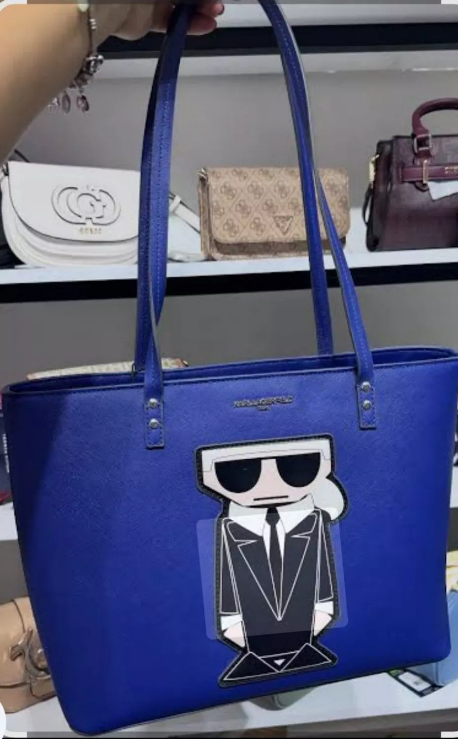 KARL LAGERFELD tote Bag Royal Blue  image