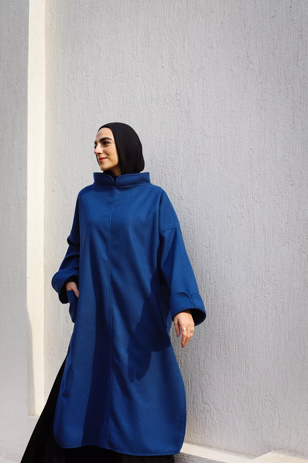 Indigo Long Wool Tunic 6