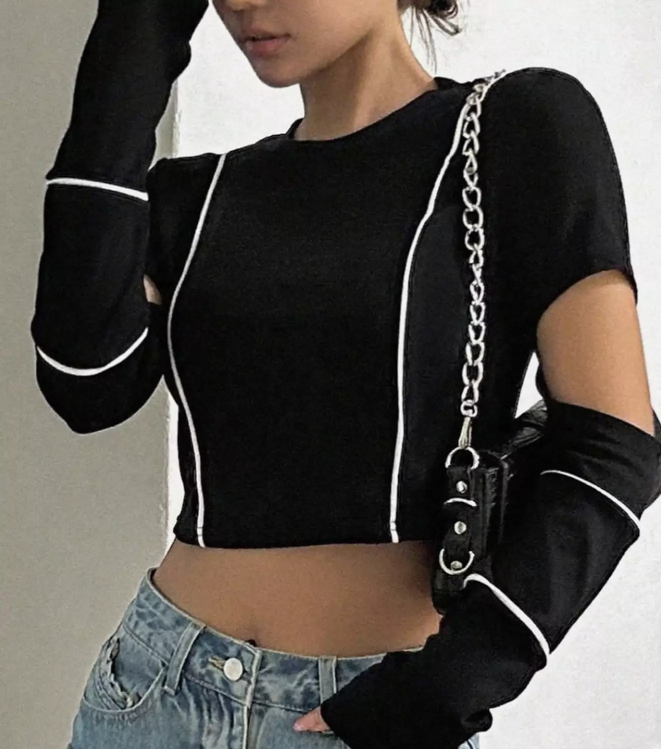 Cut out black top image