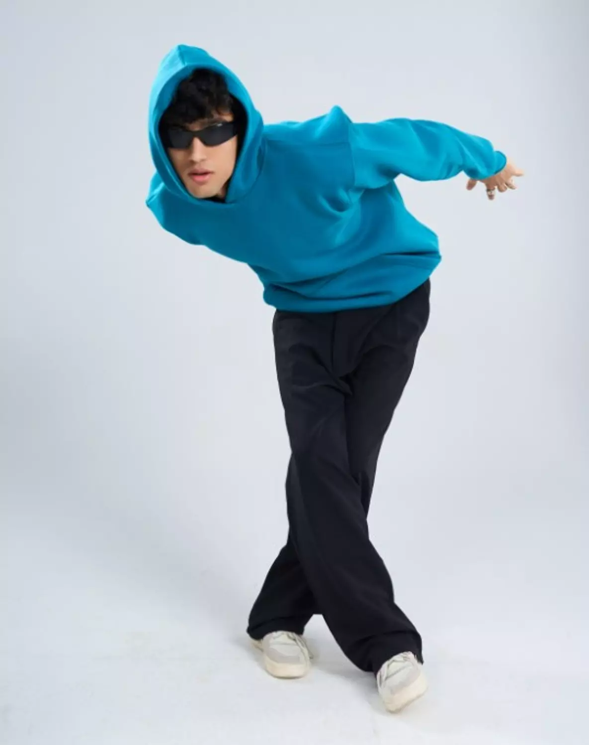 Trenety hoodie - Mint-blue  5