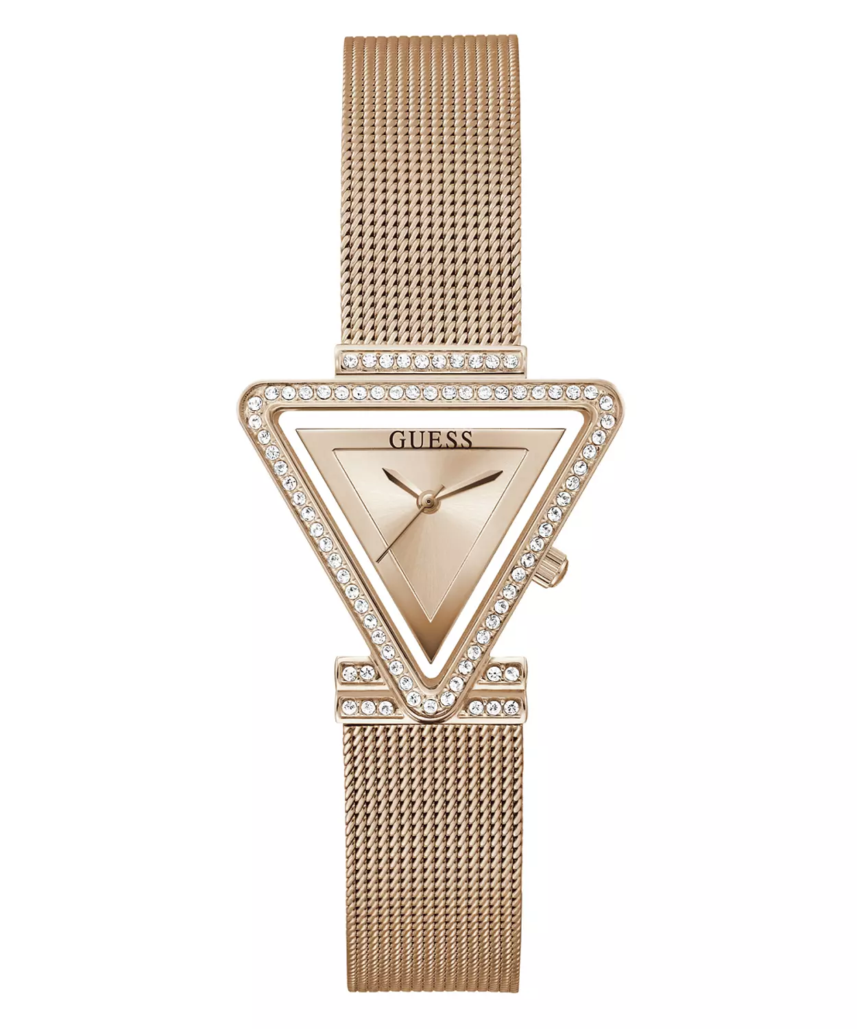 GUESS GW0508L3 ANALOG WATCH  For Women Rose Gold Stainless Steel/Mesh Polished Bracelet 