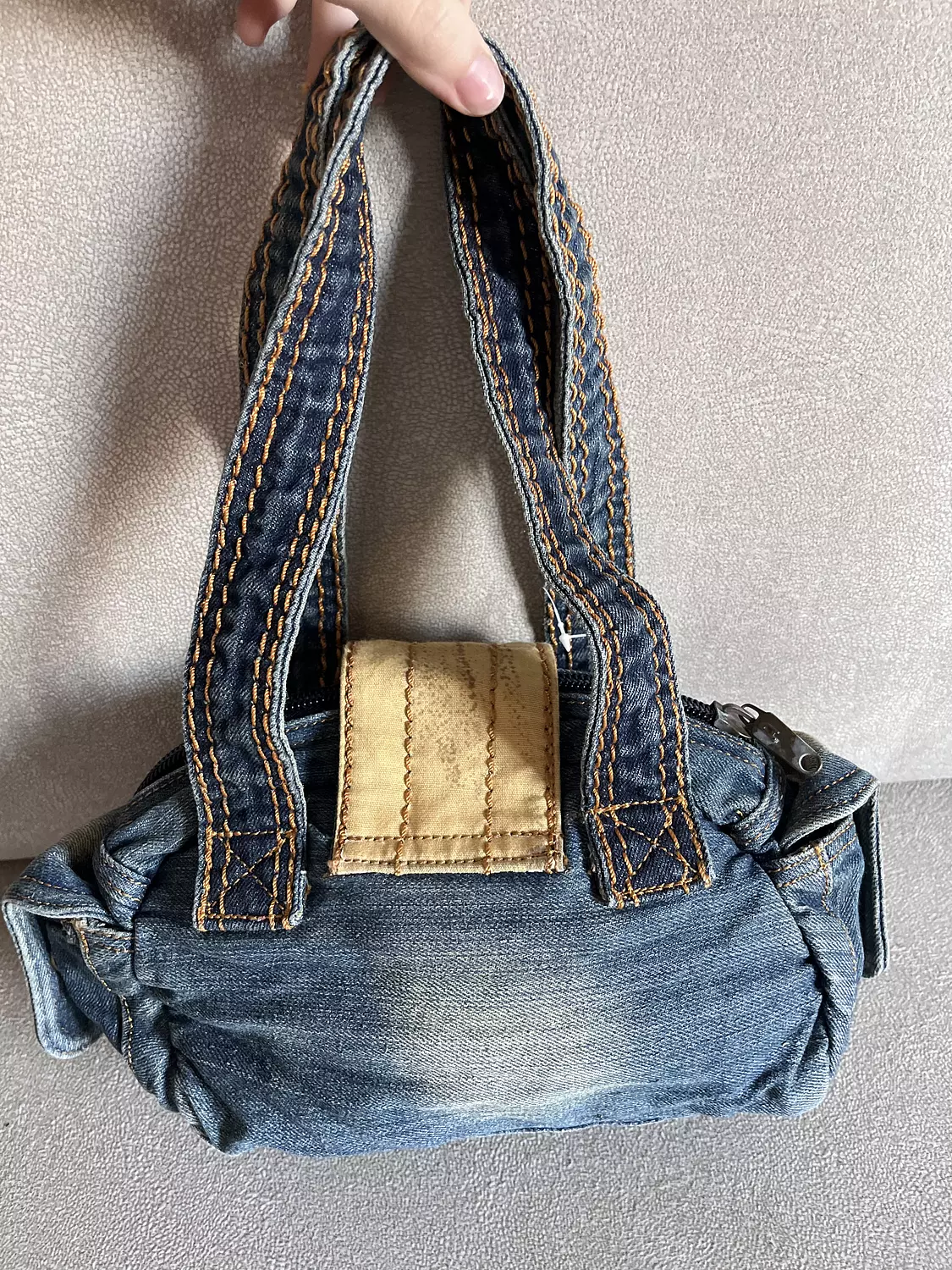Authentic Diesel denim bag 2