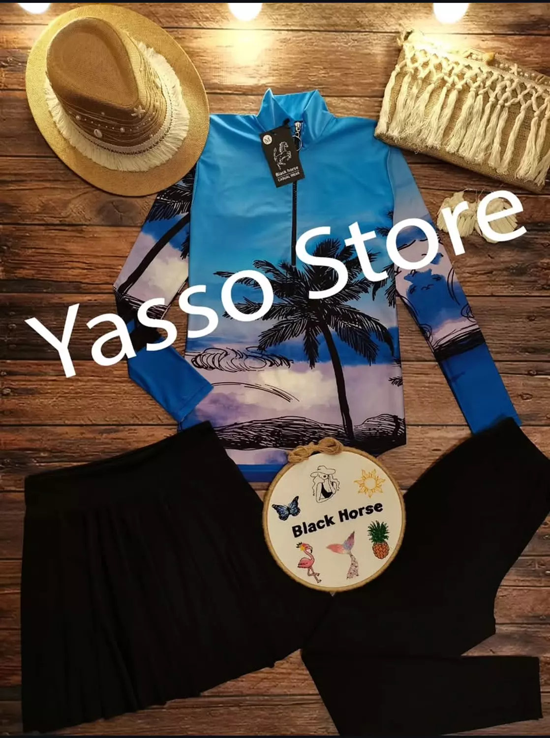 Palm sunset burkini  1