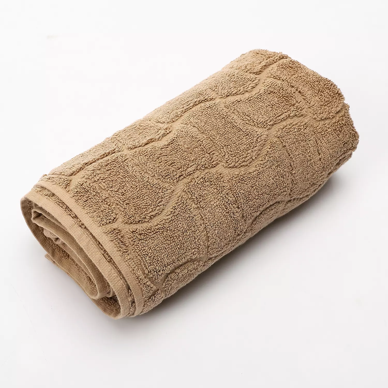 Shorto Towel Made From 100% Cotton - 2627 - Dark Beige hover image