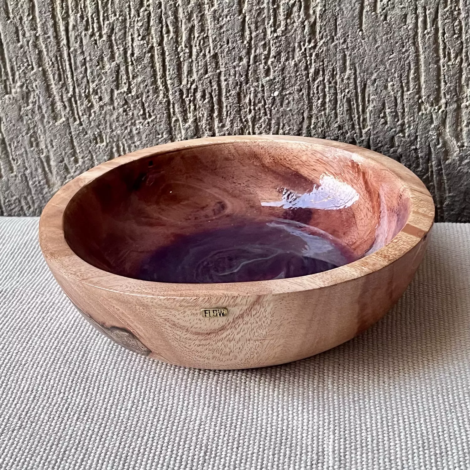 Purple Wood Bowl hover image