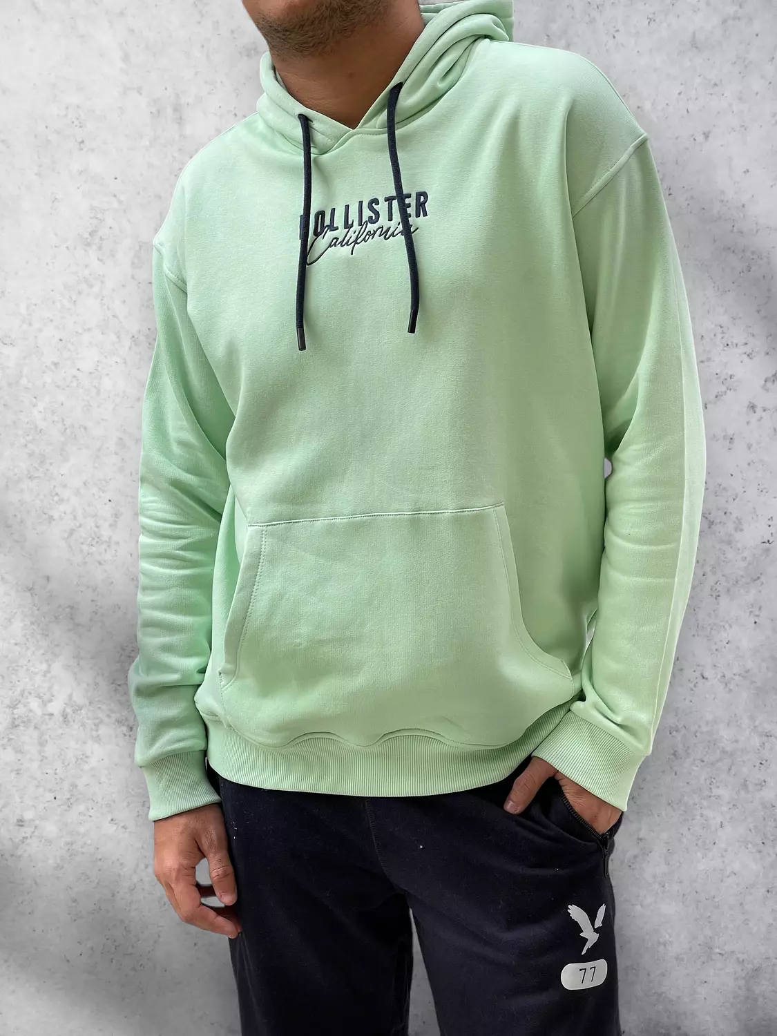 Hollister  Hoodie  light Green  1