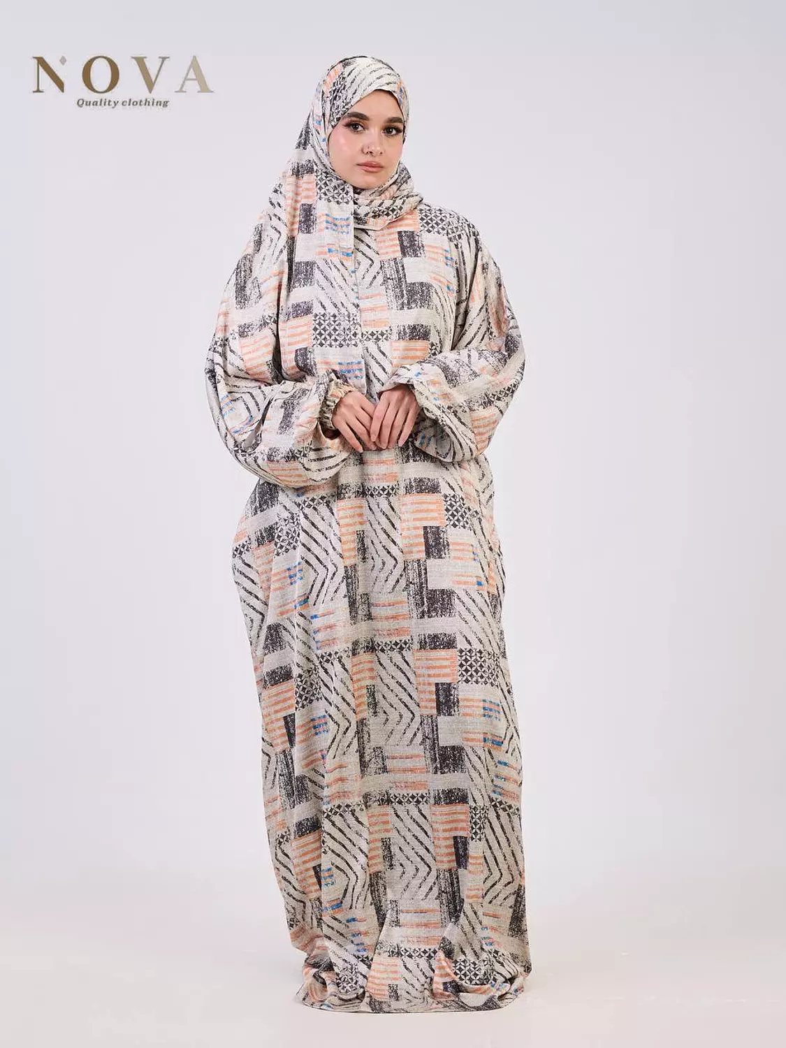 Geometric satin image