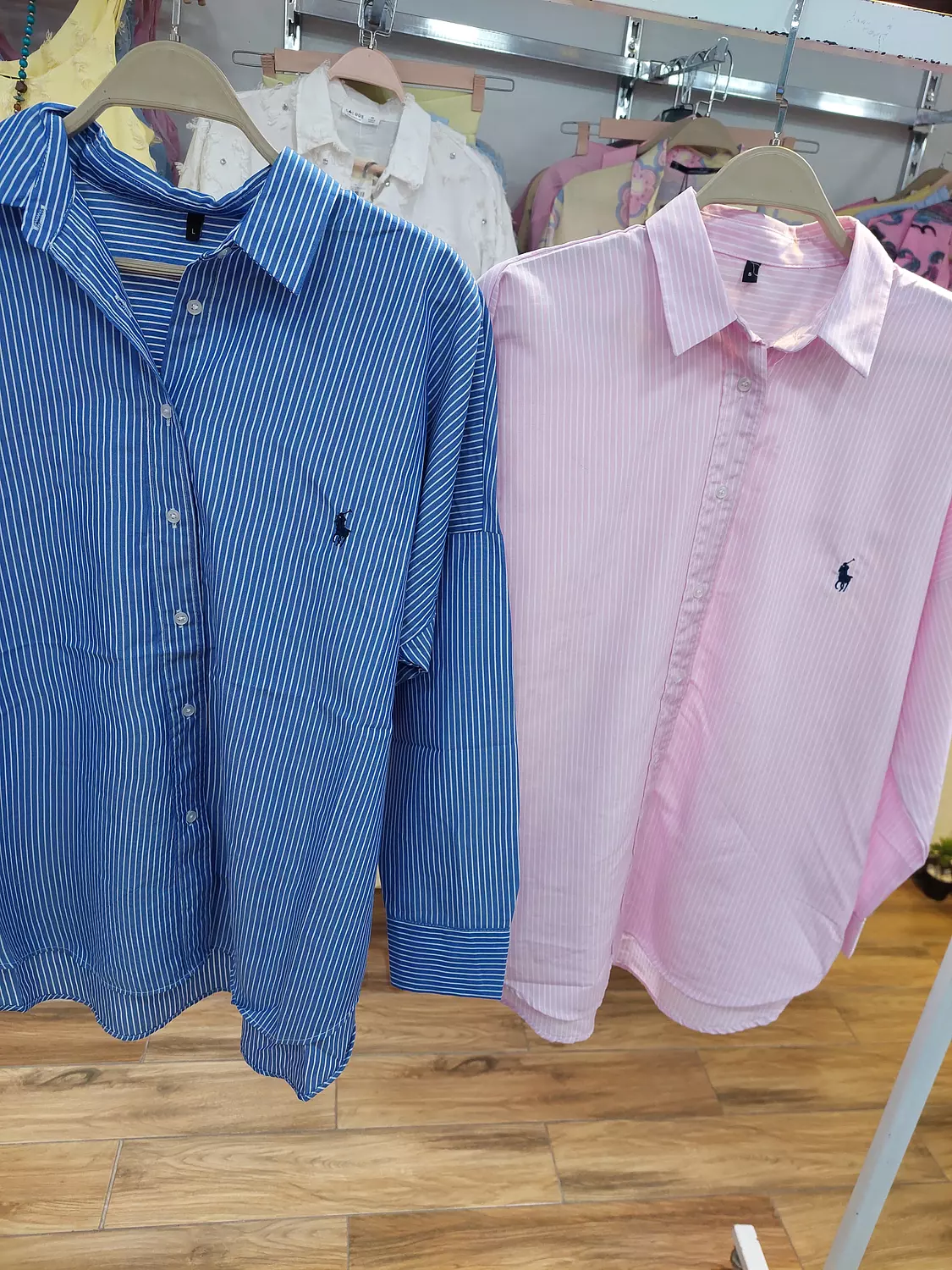 Blue Stripped Polo Shirt  5