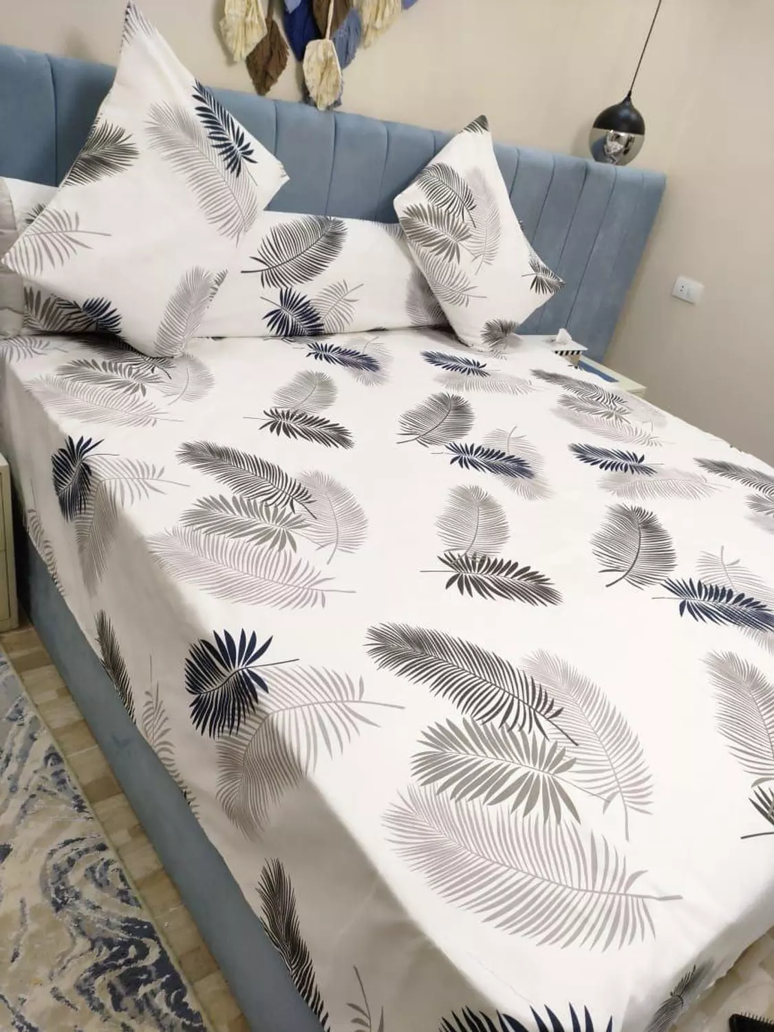 100% Turkish cotton sheet set hover image
