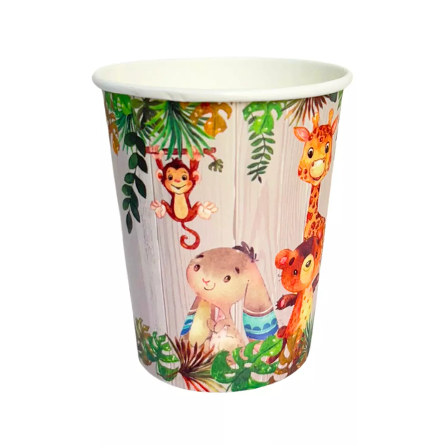Animals Grey Paper Cups 1