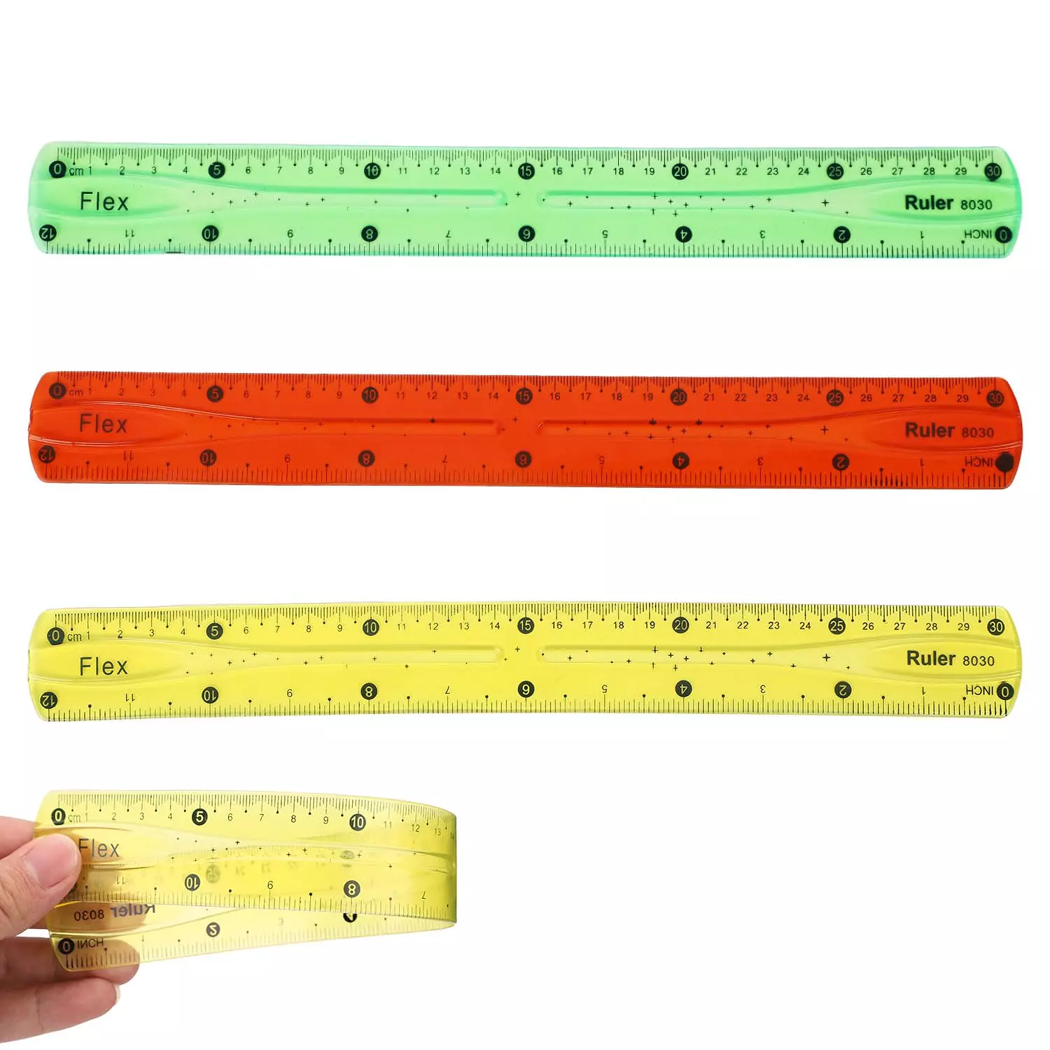 مسطرة مرنة flexible ruler 30 cm image