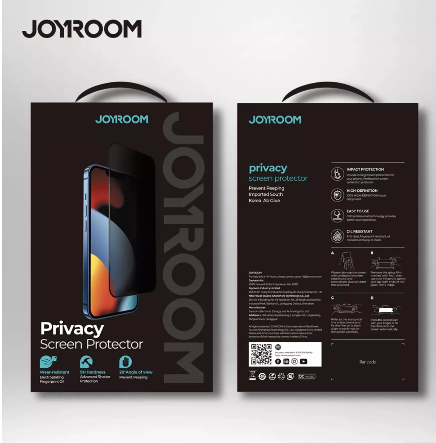 Joy room Screen protector privacy  4