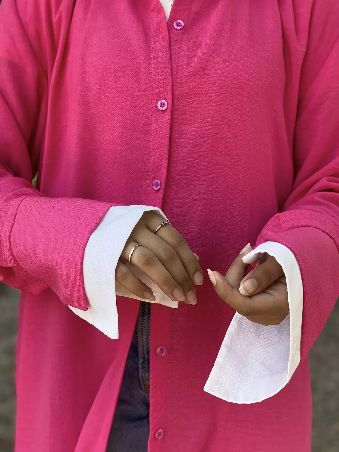 Flowy Shirt Fuchsia  6