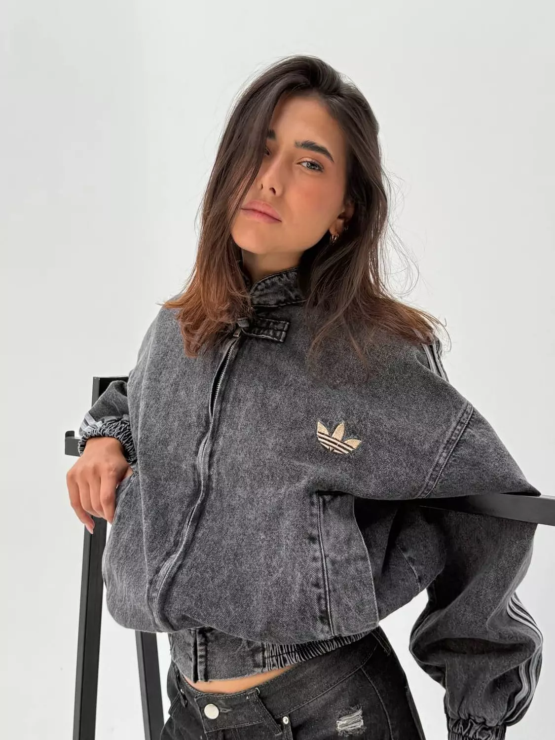 Adidas jeans jacket  2