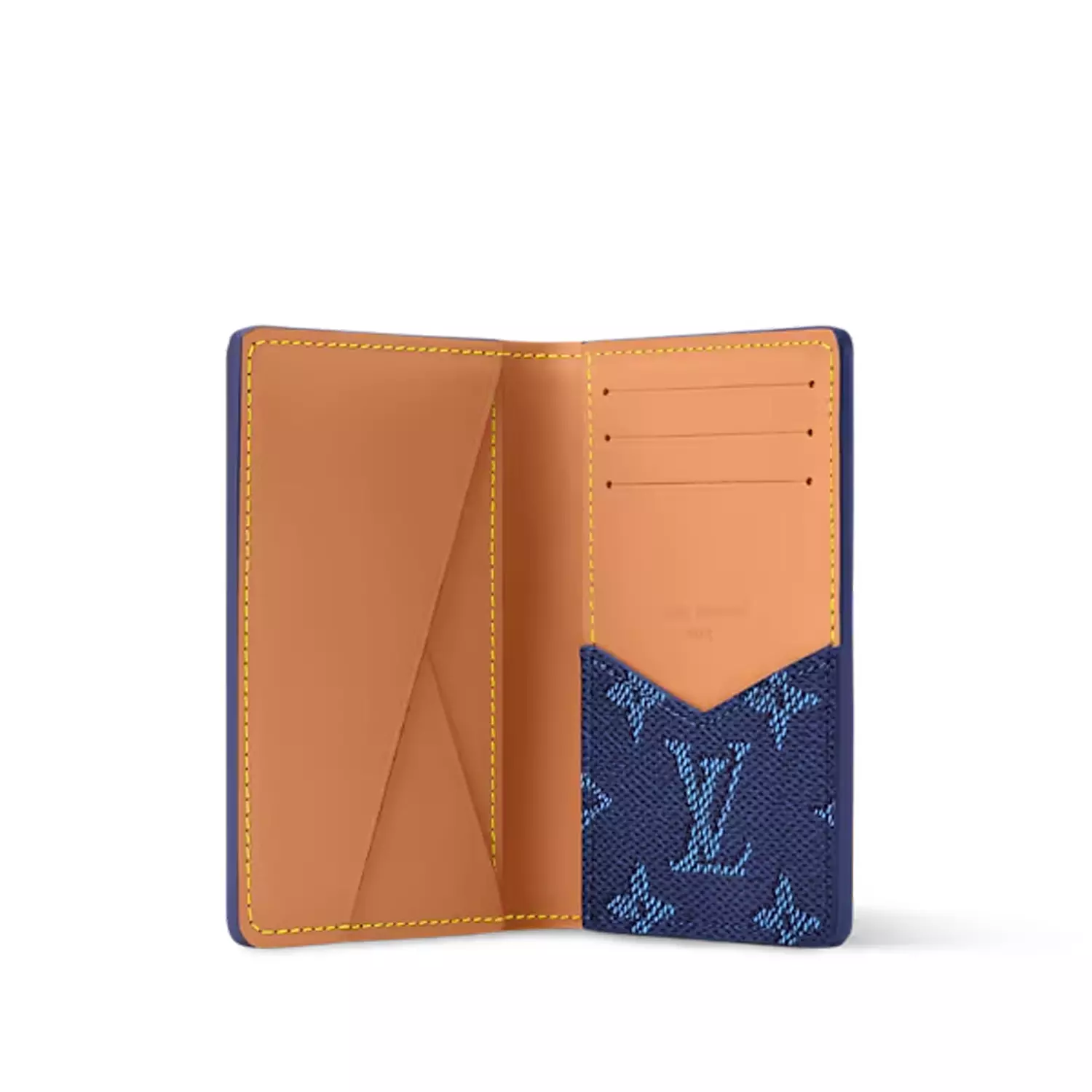 Louis Vuitton Pocket Organizer in the Monogram Heritage coated canvas and Ocean blue color. hover image