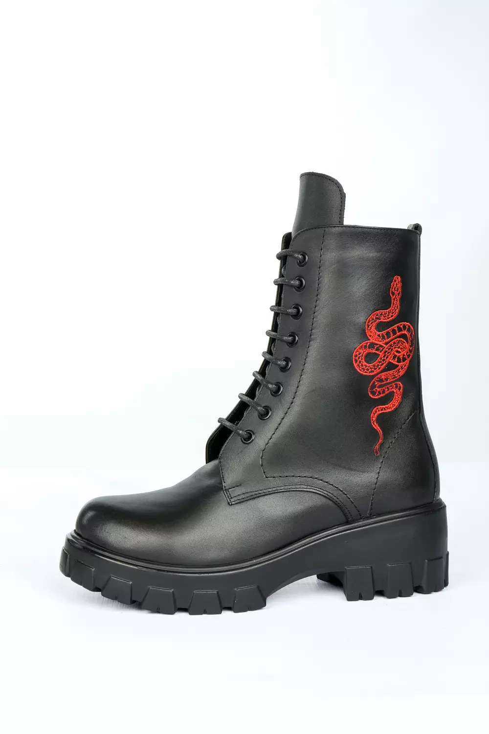 Snake Combat Boots