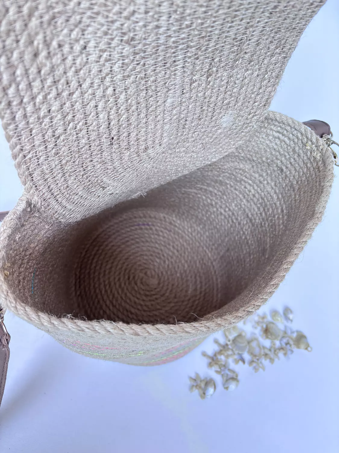 Boho Breeze Jute Basket Bag 2