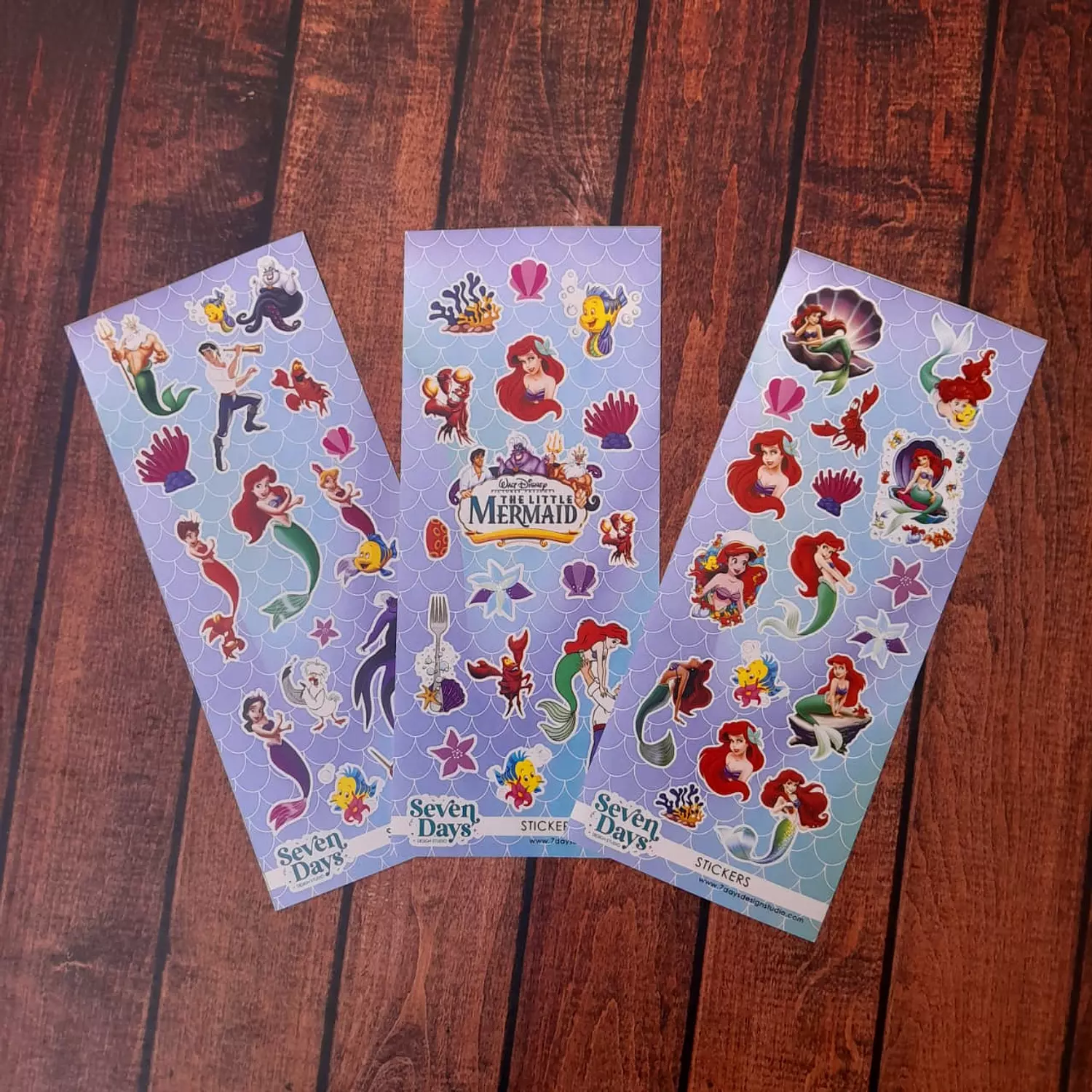 little Mermaid Stickers 4