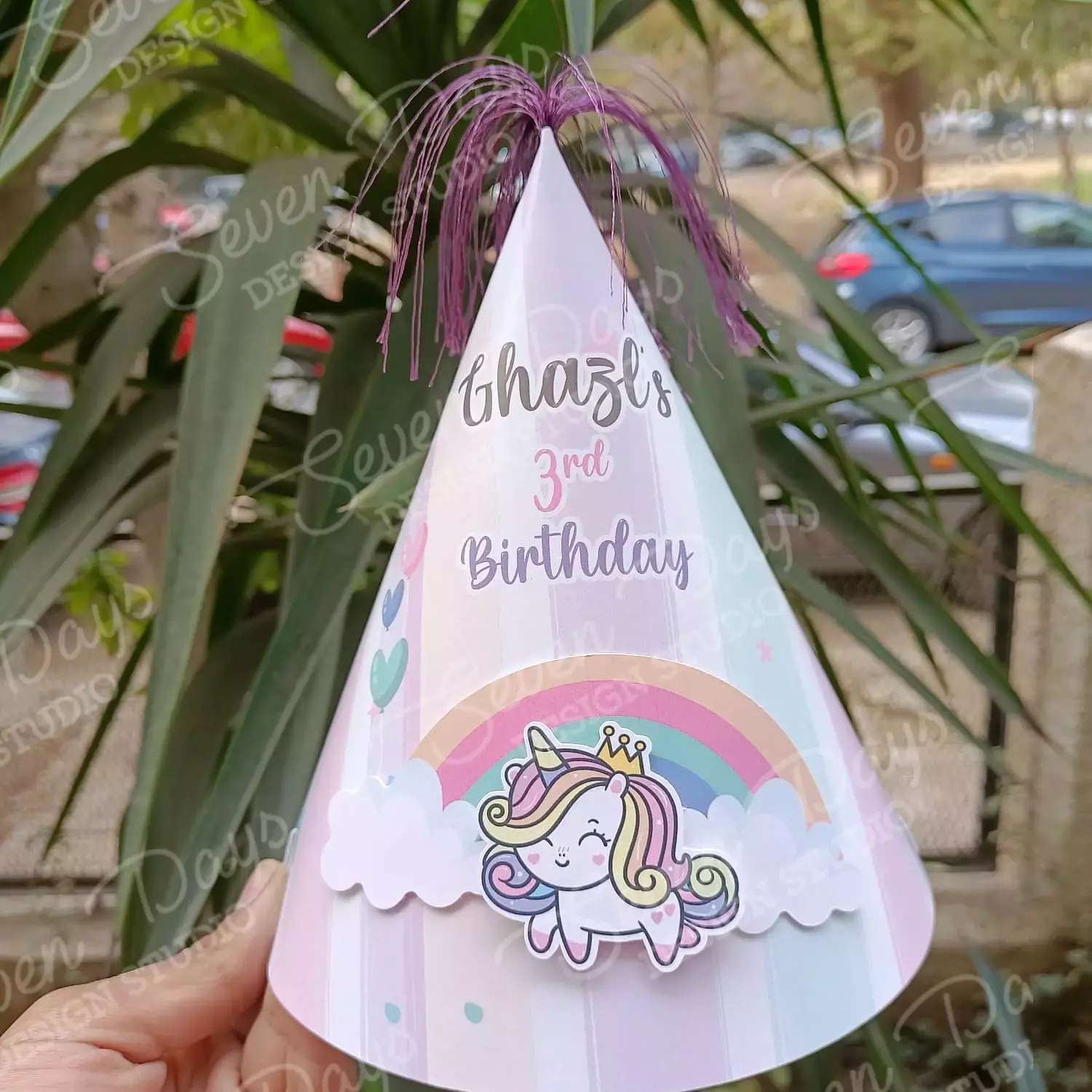 Cute Unicorn Hat-Crown-Mask image