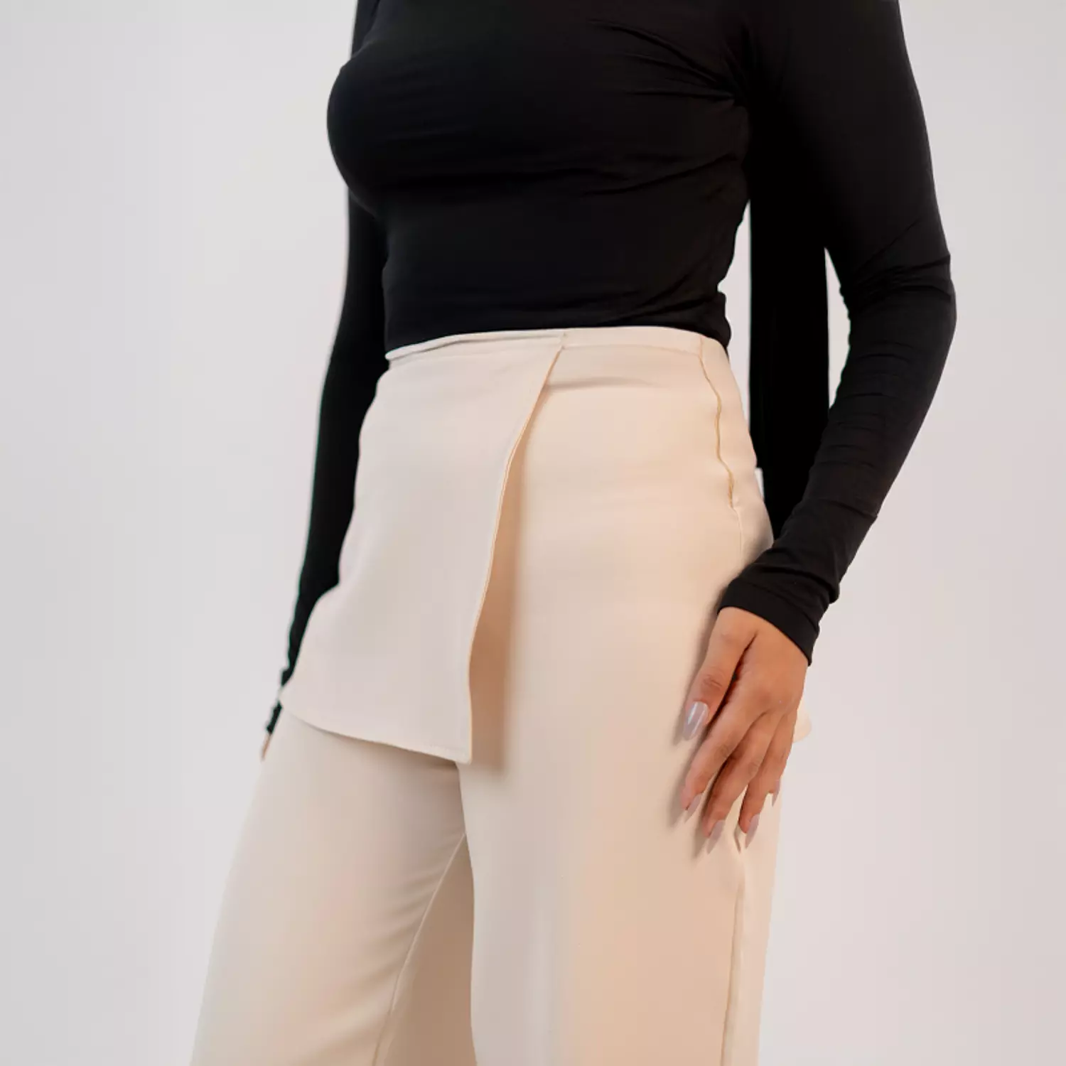 Skirt pants rozaline - beige  2