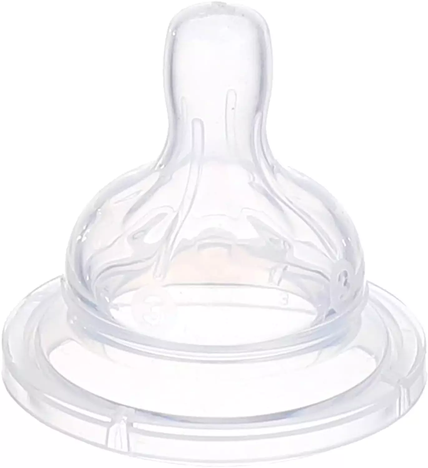 WEE BABY WIDE NECK SILICONE TEAT NO.3 -+18M image