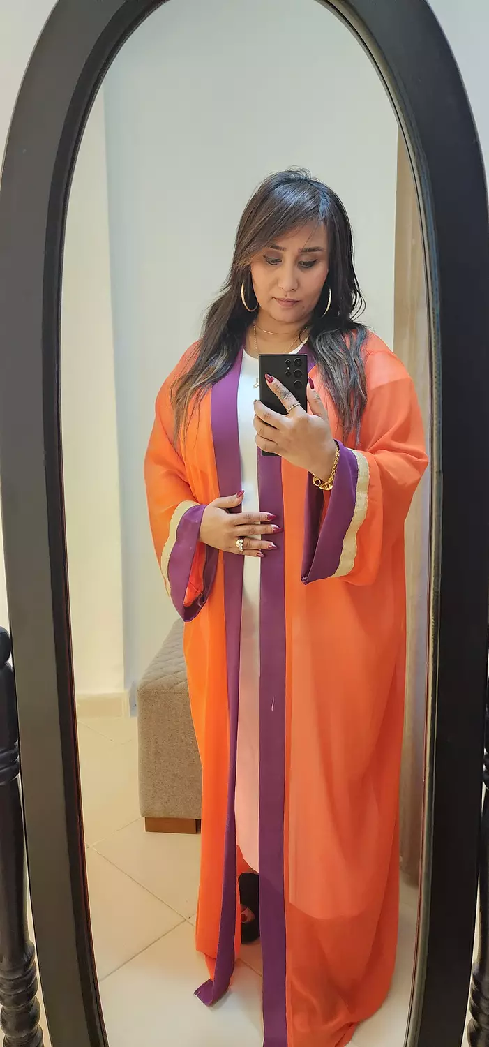 Orange and Purple Kaftan 2