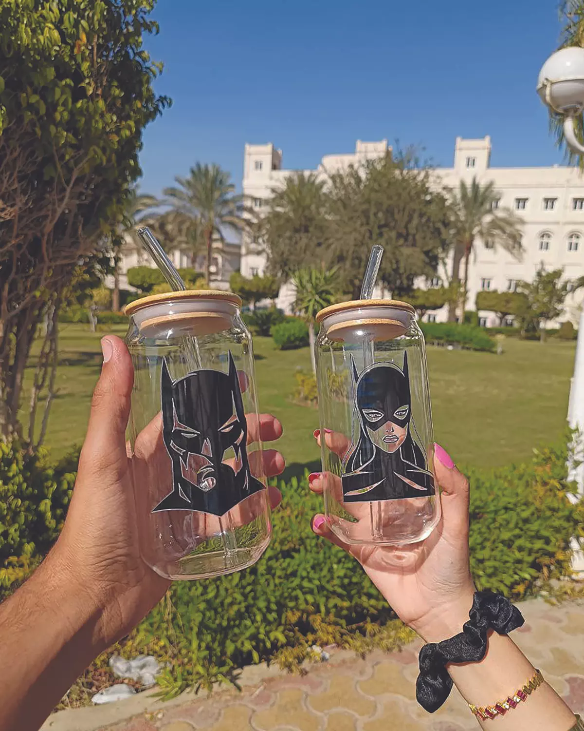 batman and catwoman cups image