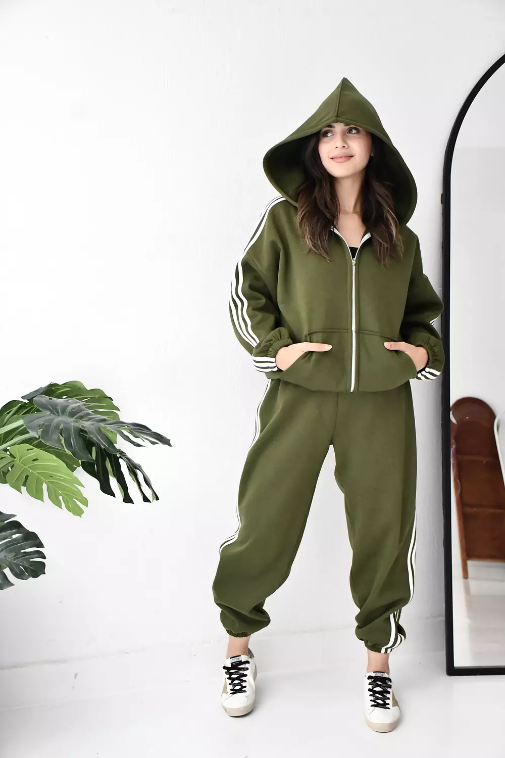 Olive tracking suit  hover image
